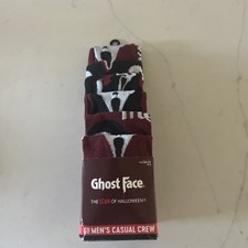 GHOSTFACE Bioworld HORROR MENS 6 PACK CREW SO...