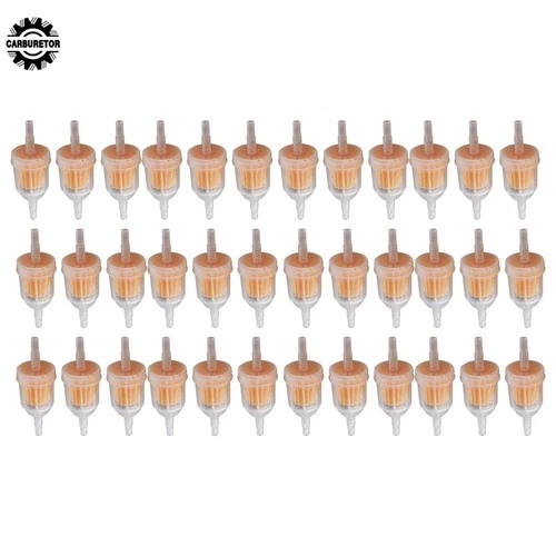 36 Pack For Kawasaki Kohler Briggs Gas Inline Fuel Filter 1/4" x 5/16" Universal