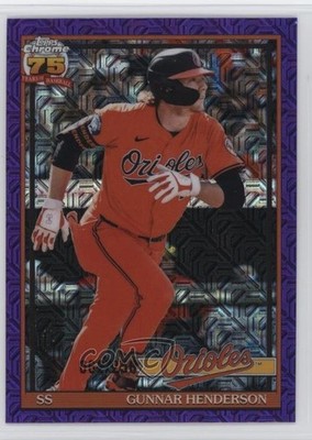 2026 Topps Series 1 Purple Refractor 62/250 Gunnar Henderson #91C-16 1m0w