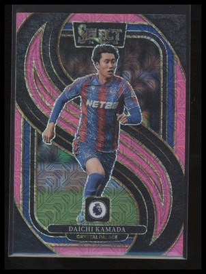 Daichi Kamada 2024-25 Panini Select Premier League #180 Pink Mojo Crystal Palace