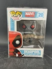 Funko Pop Marvel Grey Suit Deadpool Hottopic Exclusive & Protector