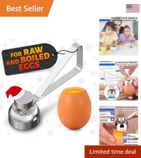 Durable & Easy-to-Clean Egg Shell Opener – Perfect for Raw and Soft-Boiled Eggs
