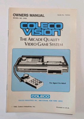 Coleco Vision System Owners Instruction Manual