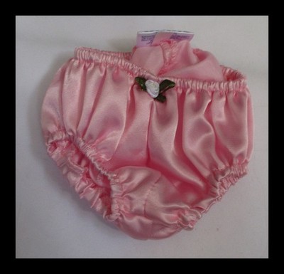 Build A Bear Workshop Satiny Pink Panties with White Rose