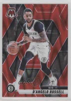 2024-25 Panini Mosaic Red Seismic Prizm 20/299 D'Angelo Russell #179 1cb6