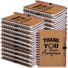 24 Sets / 48 Pcs Employee Appreciation Gifts Bulk Inspirational Spiral Notebo...