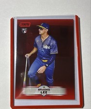 2025 Topps Stadium Club - Brooks Lee #141 Red Foil (RC)