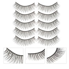 5 Pairs Girls Lashes Natural Strip Fake Eyelashes Extensions for Women