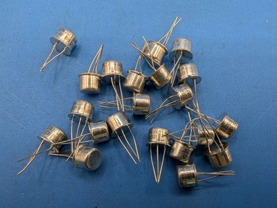 Lot of 21 Metal Can Transistors 2N2219A CRPH8009 RE