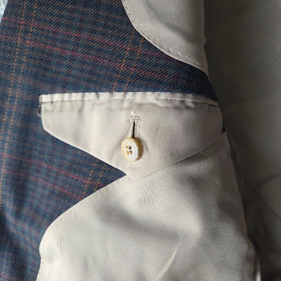 Burberry Horse Logo Double-Breasted Navy Blazer, Men's, Size Small thumbnail 15