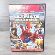 Marvel Ultimate Alliance Special Edition PS2 PlayStation 2 With Bonus Disc CIB