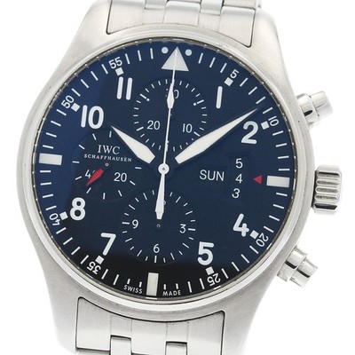 IWC SCHAFFHAUSEN Pilot watch IW377704 Chronograph Automatic Men's Watch_940340