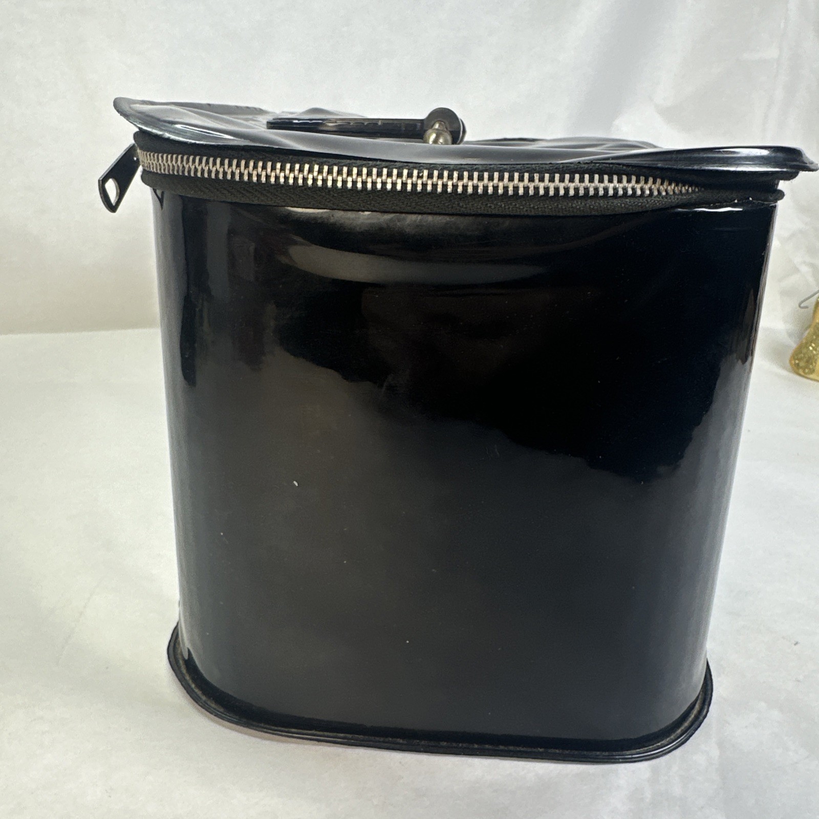 Vtg 1962 Barbie by Ponytail Train Case Mattel Zipper Doll Carry Storage