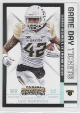 2015 Panini Contenders Draft Picks Game Day Tickets Levi Norwood #82 0c6