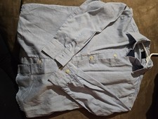 Boys 8, 2 Piece Dress Set, Long Sleeve Light Blue Izod, Navy WonderNation Pants