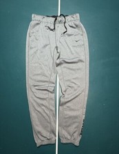 Nike Gray Dri Fit Jogger Sweatpants Mens Size Medium Just Do It Grey