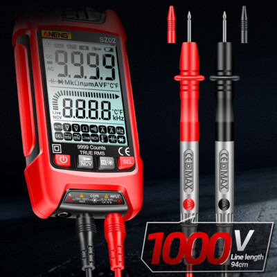 ANENG SZ02 Digital Multimeter Voltmeter Ammeter Resistance Transistor Meter Kit