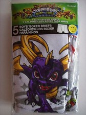 Skylanders Underwear Underpants Boys 5pk Boxer Briefs Sz 4 6 8 Swap Force NIP