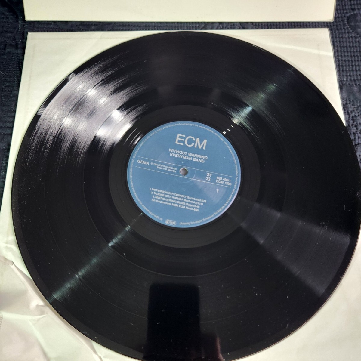 Everyman Band – Without Warning (EX) ECM 1290 Vinyl Record
