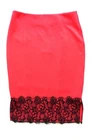 Kim Kardashian Lingerie Midi Skirts Pink Size 10