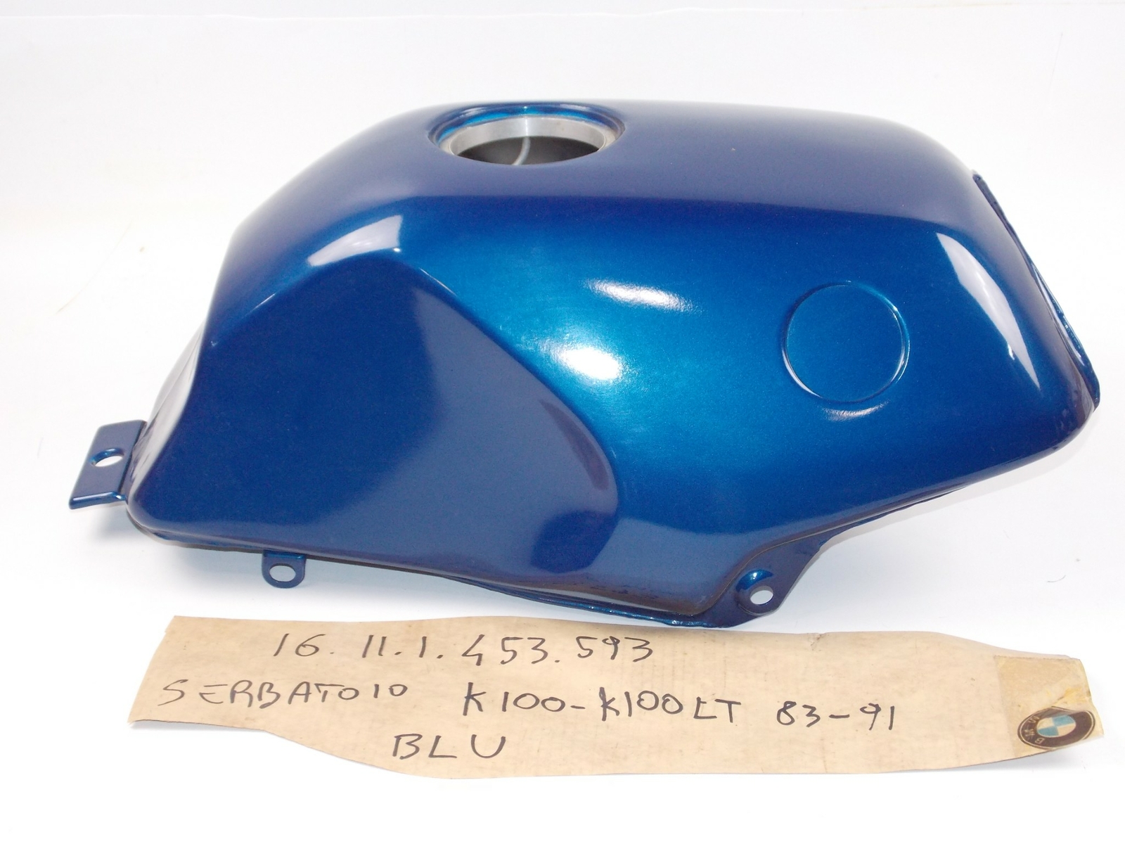 NOS OEM BMW 1983-1985 K100 K100LT ALLOY FUEL GAS TANK 606 ALASKABLUE ...