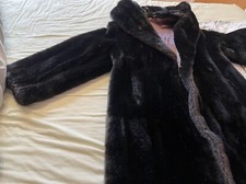 Tissavel Faux Fur Coat Size 8/10
