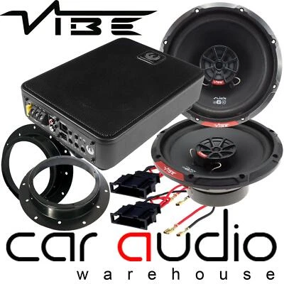 VW T5.1 Transporter Vibe 480 Watts Speakers & 600 W Underseat Car Subwoofer Kit
