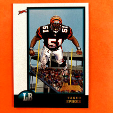 Takeo Spikes 1998 Bowman Rookie Card #4 NFL Cincinnati Bengals. rookie card picture