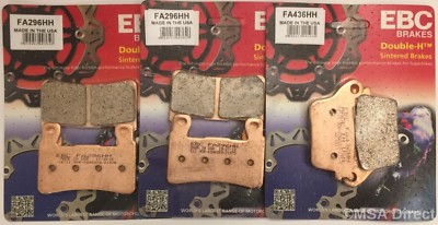 EBC Sintered FRONT and REAR Brake Pads Fits KAWASAKI ZX6R ZX636