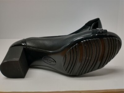 Anne Klein Sport Womens Guardian Leather Dress Pump, Black, 6M US | eBay