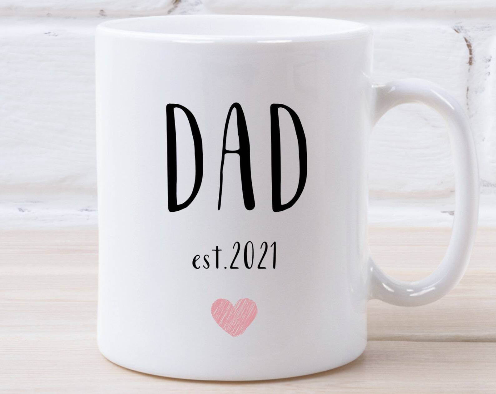 New Dad Mug Dad Est Mug Gifts For Dad Mom New Parents Gift Gift For New Dad New