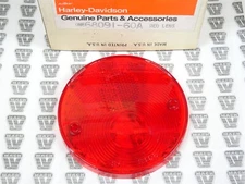 AMF Harley Davidson NOS NEW 68091-60A Tail Lamp Light Lens C H ML MSR M65 M50 SS