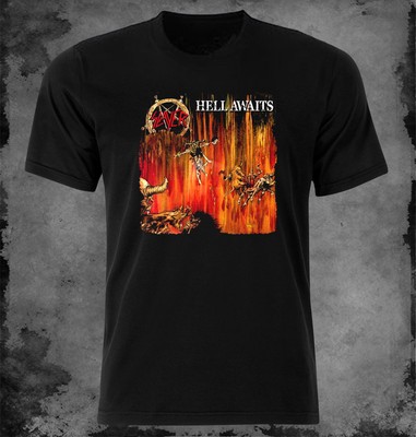 Slayer-Hell Awaits T-Shirt XS-S-M-L 