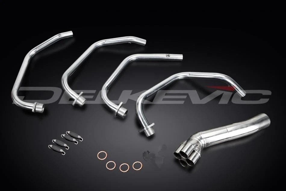 Коллекторы из нержавеющей стали Delkevic 4-1 - выхлопные трубы Suzuki GS1000S 79-80 GS1000E 78-80 - Изображение 4 из 4