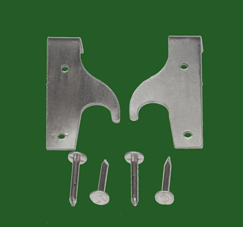 GLOBE WERNICKE #1 SET of LEFT & RIGHT RARE HOOK BOOKCASE DOOR HINGE ASSEMBLIES!! - Image 2 of 3