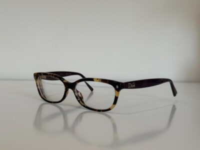 Christian Dior CD 3265 Les Marquises Square Havana Brown Eyeglasses Frame 140mm