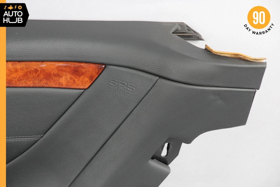 00-06 Panel de puerta interior trasero derecho negro Mercedes W215 CL500 CL55 AMG Foto 4 de 4