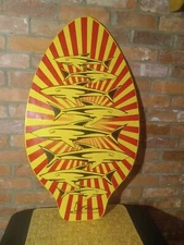 Nice Vintage 2004 SKIM LIZARD Surf Skim/Boogie  Board Sharks Design Excellent!