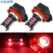 H8 H11 Red LED Bulbs 3030 SMD Bright Fog Lights Plug & Play for 2020 Honda Civic