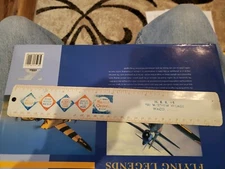 Vintage Spring Metal 12" Ruler H.E.B.#5 Waco,Texas