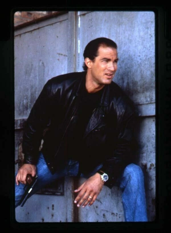 Steven Seagal Above The Law with gun Original 35mm Transparency | eBay