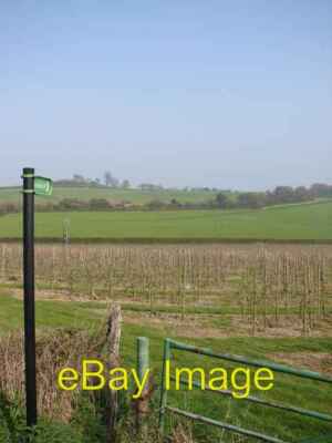 Photo 6x4 Commercial orchard Rhode Common A footpath that cuts through a  c2007