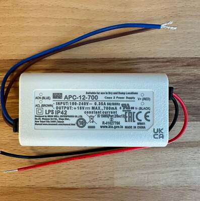Mean Well APC-12-700 Konstantstrom LED-Treiber