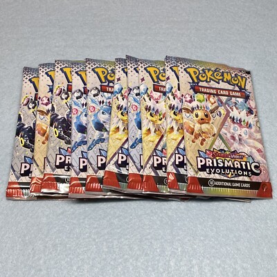 Pokemon TCG Prismatic Evolutions Single Booster Pack Factory Sealed ( English, 2025) Pokemon TCG Prismatic Evolutions Single Booster Pack Factory Sealed ( English, 2025)