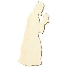 Heiliger Holz König 2 - Deko Basteln 5-50 cm