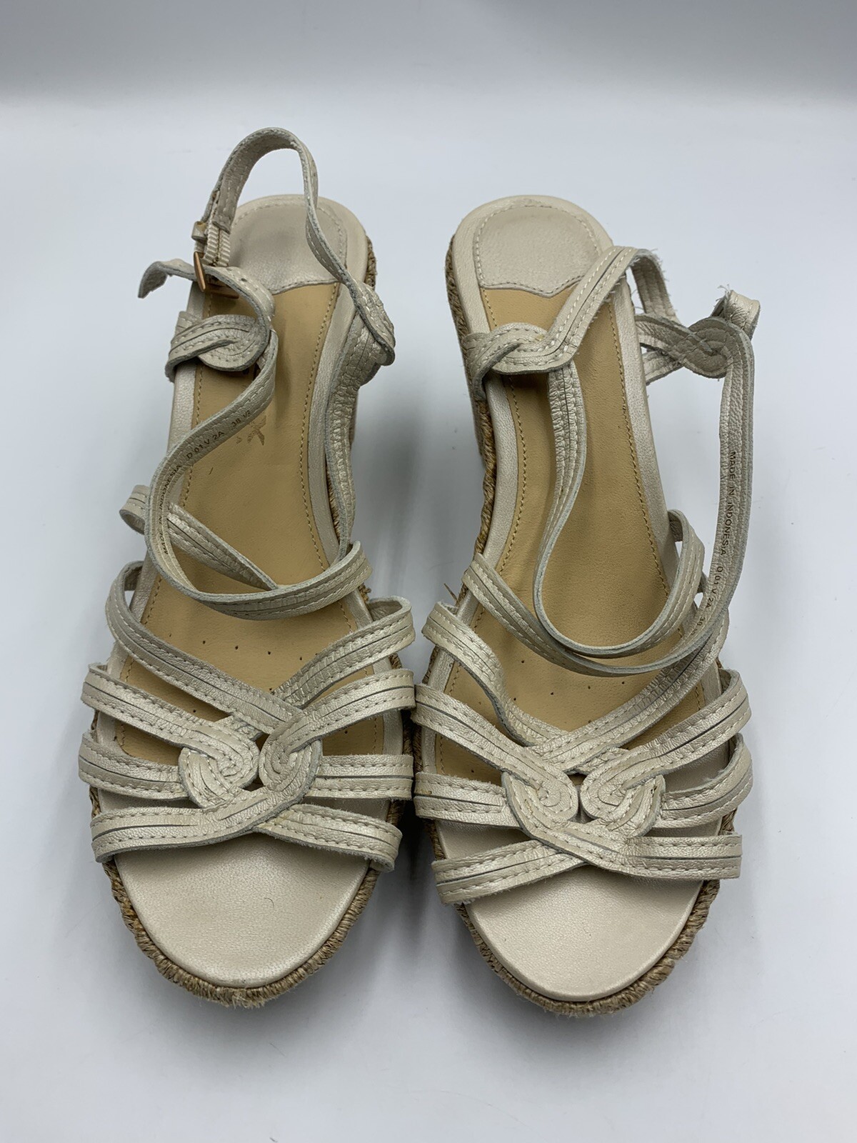 geox black wedge sandals