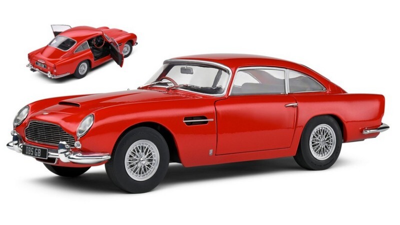 Aston Martin DB5 Coupe 1964 Red 1:18 SOLIDO 1807103