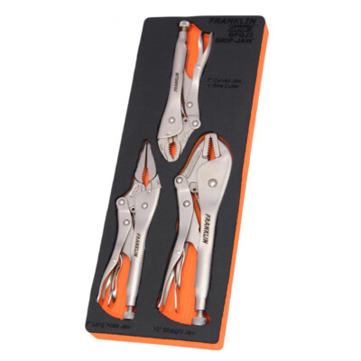 Grip-Backen/Verriegelungszangen-Set 3-teilig 7'', 9'' & 10'' Franklin Tools GFGJ2