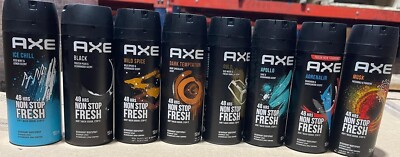12 AXE body spray deodrant -12X 150 ml/5.07 oz, Mix within these kind