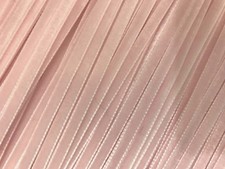 vintage 3/16" velvet 5mm ribbon trim rosebud pink 3yds made in Switzerland